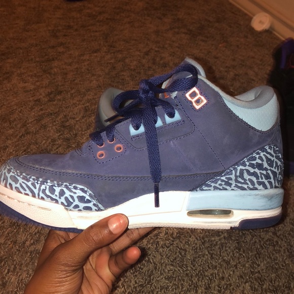 Navy Blue,Light Blue,Orange Jordan’s - Picture 2 of 5